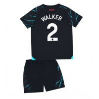 Manchester City Kyle Walker #2 Replica Third Minikit 2023-24 Short Sleeve (+ pants)